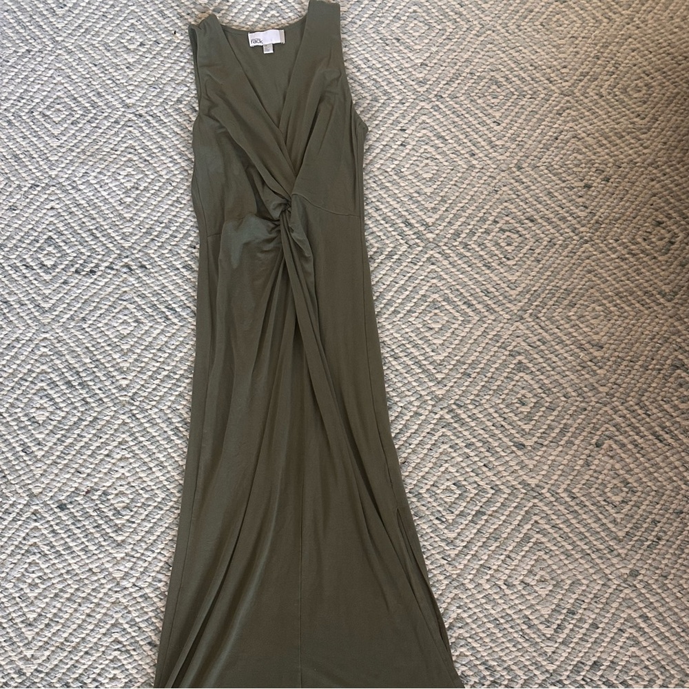 Nordstrom Rack Olive Green Dress Sz XS